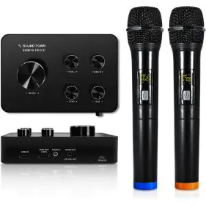 Sound Town Wireless Karaoke Mixer Soundbar For Karaoke